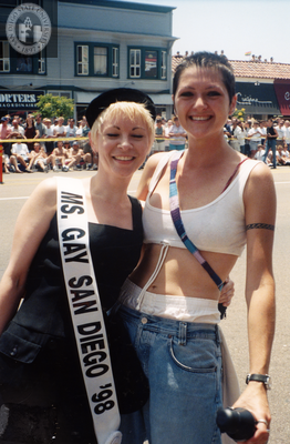 Ms. Gay San Diego in Pride parade, 1998