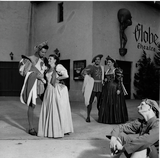 Five actors in The Merchant of Venice, 1954