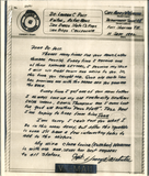 Letter from Harold E. Webster, 1942