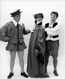 Three unidentified actors in The Taming of the Shrew, 1955