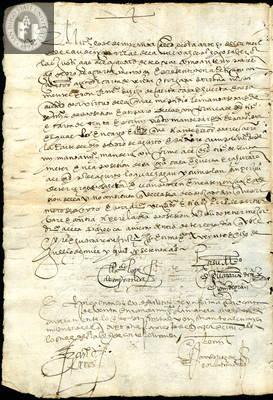 Urrutia de Vergara Papers, back of page 86, folder 8, volume 1, 1570