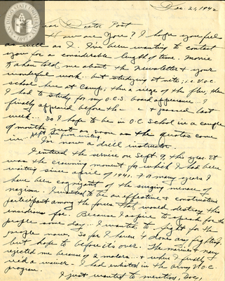 Letter from Theodore P. Withall, 1942
