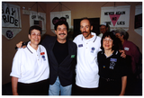 Lois Gail with Judy Reif and others on Pride parade day, 1998