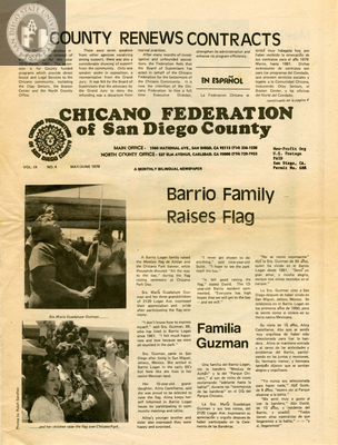 Chicano Federation of San Diego County: May-June 1979