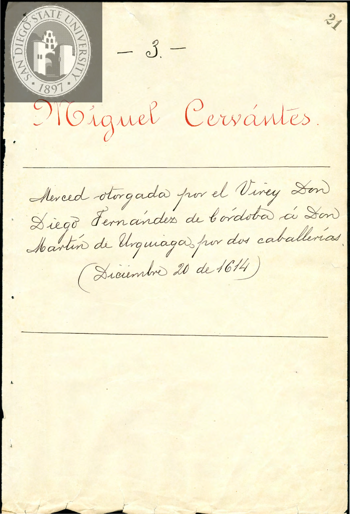 Urrutia de Vergara Papers, folder 3, volume 1, 1614