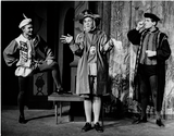 Three unidentified actors in The Taming of the Shrew, 1955
