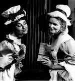 Jacqueline Brooks and an unidentified actress in The Merry Wives of Windsor, 1965