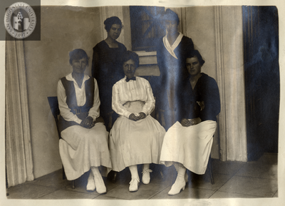 Five women, circa 1919