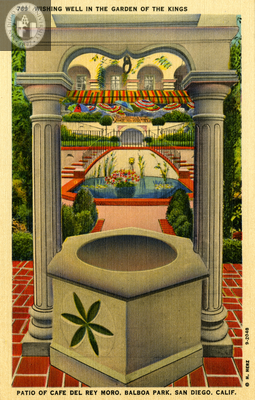 Wishing Well in the garden of the Kings