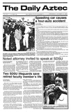 The Daily Aztec: Wednesday 10/14/1987