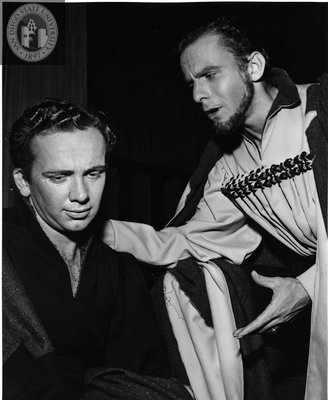 James Barton and Jack Sowards in Othello, 1954