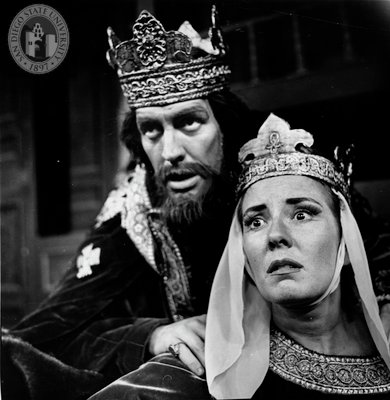 Priscilla Morrill and Charles Macaulay in Macbeth, 1964