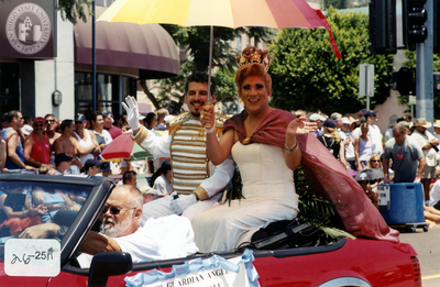 Royalty at Pride parade, 2000