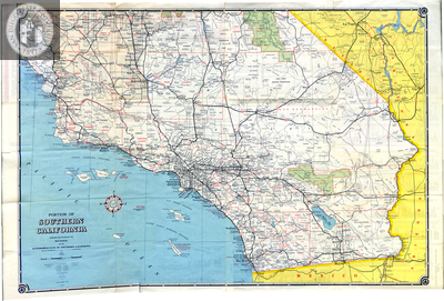 Portion of Southern California Map