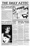 The Daily Aztec: Monday 09/24/1984