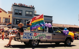 Citizens Patrol float in Pride parade, 1999