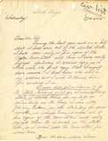 Letter from Marechal N. Duncan, 1943