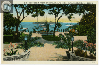 Grounds in front of Hotel St. Catherine, 1922