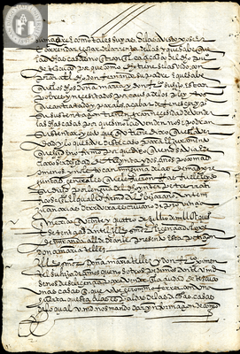Urrutia de Vergara Papers, back of page 75, folder 8, volume 1, 1570