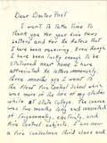 Letter from Robert J. Lazar, 1942