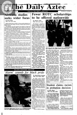The Daily Aztec: Tuesday 02/19/1991