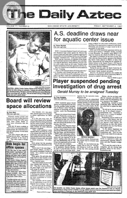 The Daily Aztec: Friday 09/04/1987