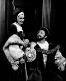 Jacqueline Brooks and Ramon Bieri in King Henry VIII, 1965