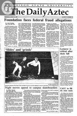 The Daily Aztec: Wednesday 03/14/1990