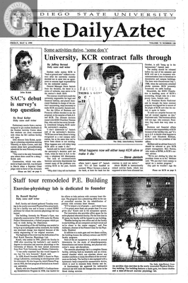 The Daily Aztec: Friday 05/04/1990
