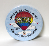 "Arizona Central Pride 1997 Equality thru Visibility!"