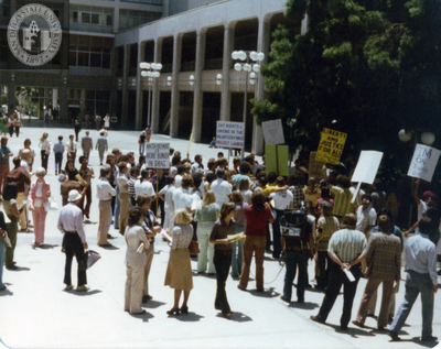 Civic Center demonstration, 1977