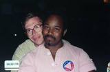 Two men at Pride parade, 1999