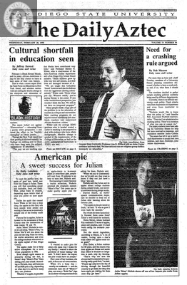 The Daily Aztec: Wednesday 02/28/1990