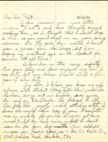 Letter from Claude L. Kishler, Jr., 1942