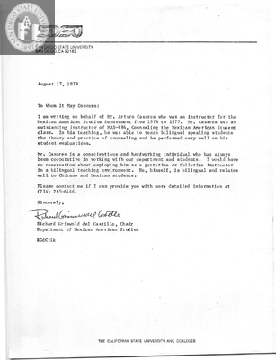 Casares correspondence, 1978-1979