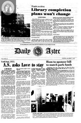 Daily Aztec: Thursday 12/11/1969