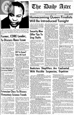 The Daily Aztec: Friday 10/15/1965