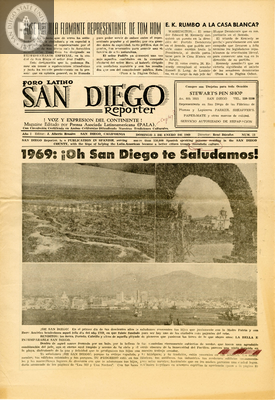 Foro Latino, San Diego Reporter: 01/05/1969