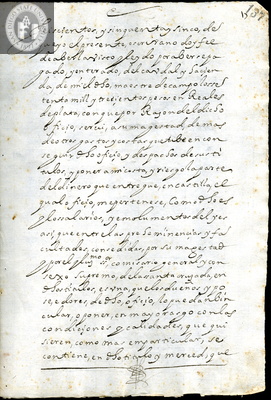 Urrutia de Vergara Papers, page 137, folder 9, volume 1, 1664