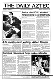 The Daily Aztec: Monday 12/03/1984