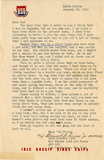 Letter from Bernard Farroll, 1943