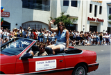 Sandy McBrayer in San Diego Pride parade, 1994