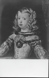 Picture postcard of Velazquez's "Infanta"