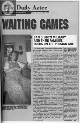 The Daily Aztec: Wednesday 08/29/1990