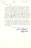 Letter from William F. Cornett, 1942