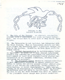 Outline of the SdS[San Diego State]-P&F platform, 1968