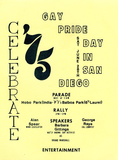 "Celebrate Gay Pride Day in San Diego, Parade, Rally, Speakers," 1975