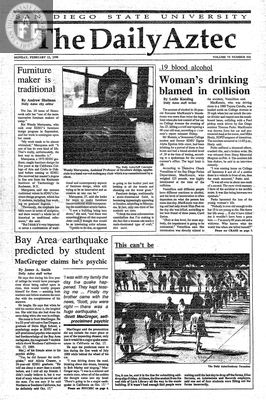 The Daily Aztec: Monday 02/12/1990