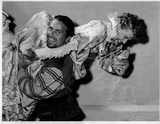 Jackson Wooley and Donna Woodruff in The Taming of the Shrew, 1950