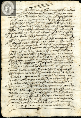Urrutia de Vergara Papers, back of page 111, folder 8, volume 1